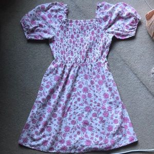 Universal Thread Flower Dress, size: xs, pink/white